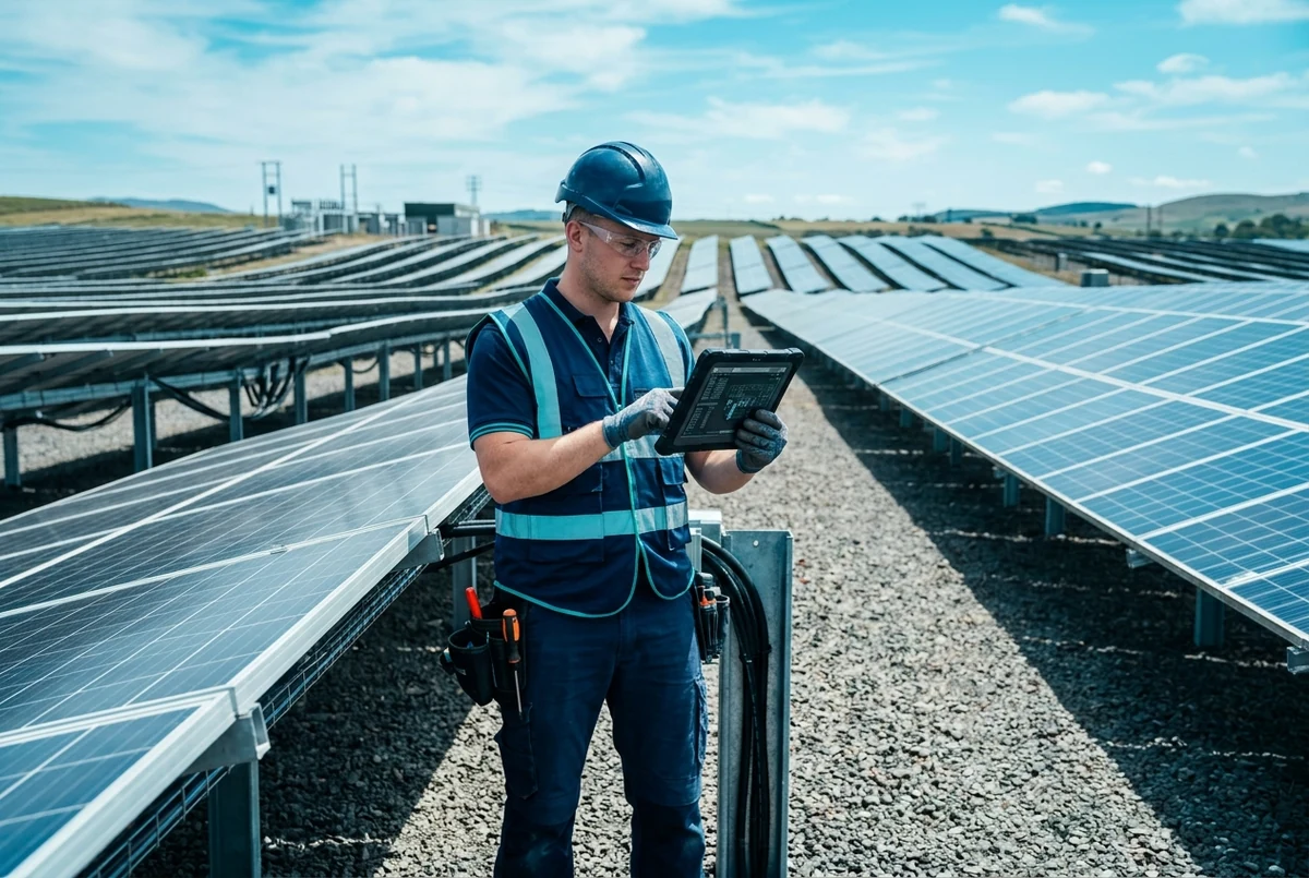 Verificarea panourilor fotovoltaice